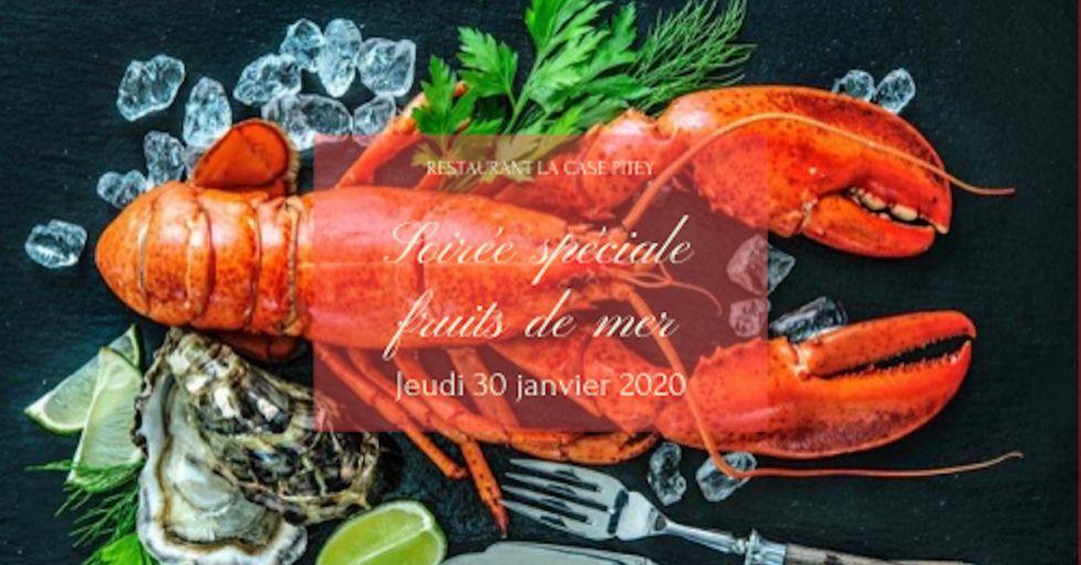 Soiree speciale fruits de mer lien